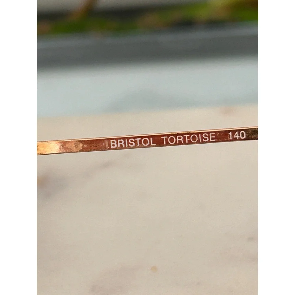 Fratelli Lozza Bristol Tortoise Gold Round Eyeglasses Frames Italy 53-20 140